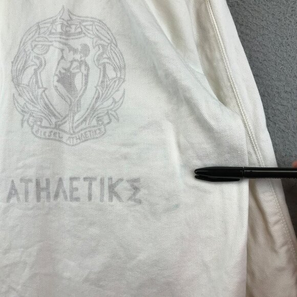 Men's Diesel Full Zip Bomber Jacket White Fraternity size L - Picture 7 of 15